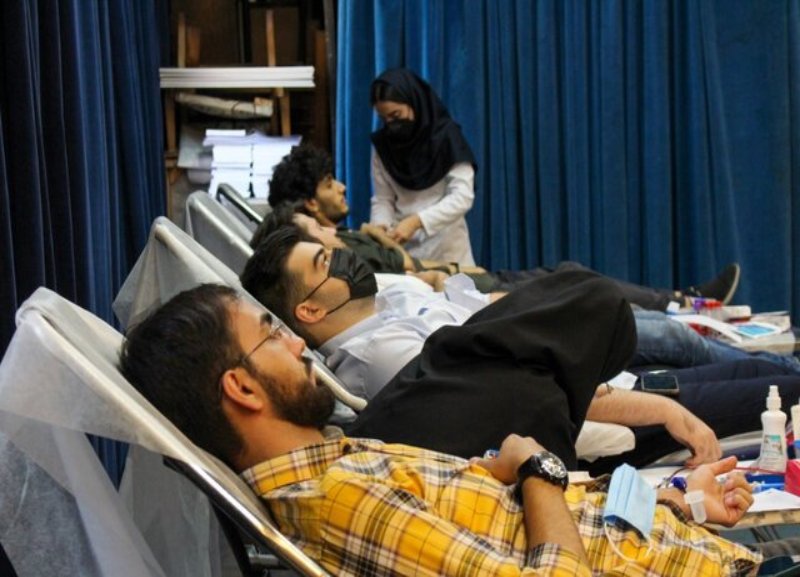 اجرای طرح اهدای خون در دانشگاه تهران